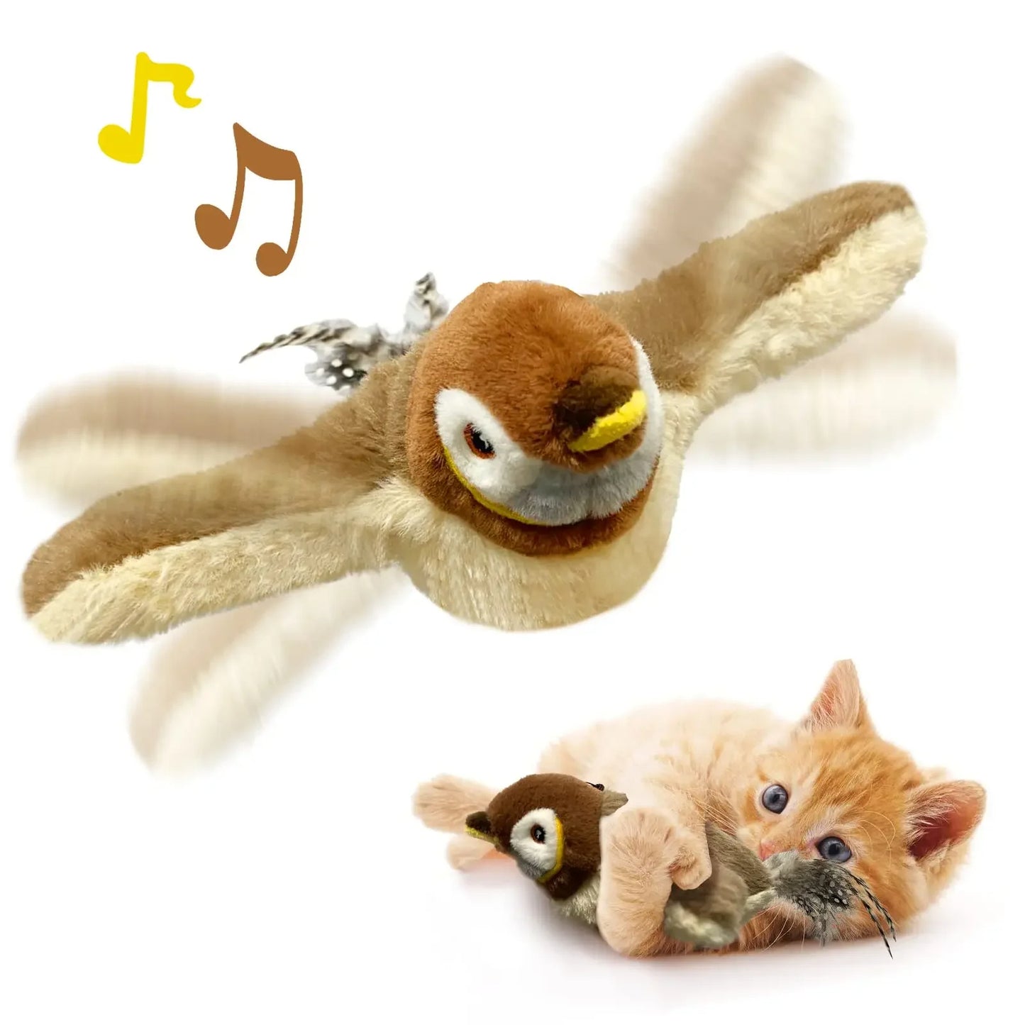 Interactief Vogelspeeltje voor Katten
