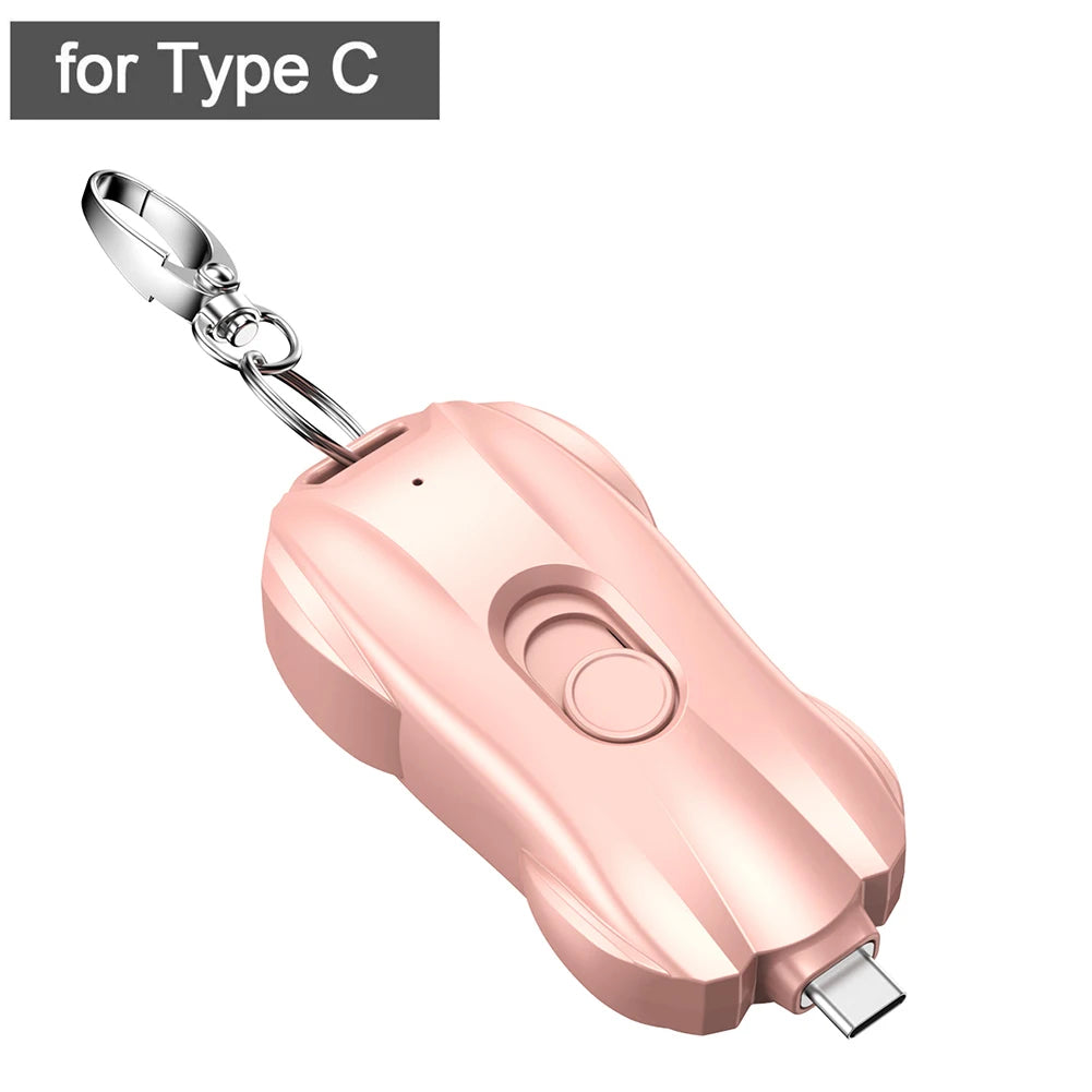 Sleutelhanger met Oplader en Powerbank