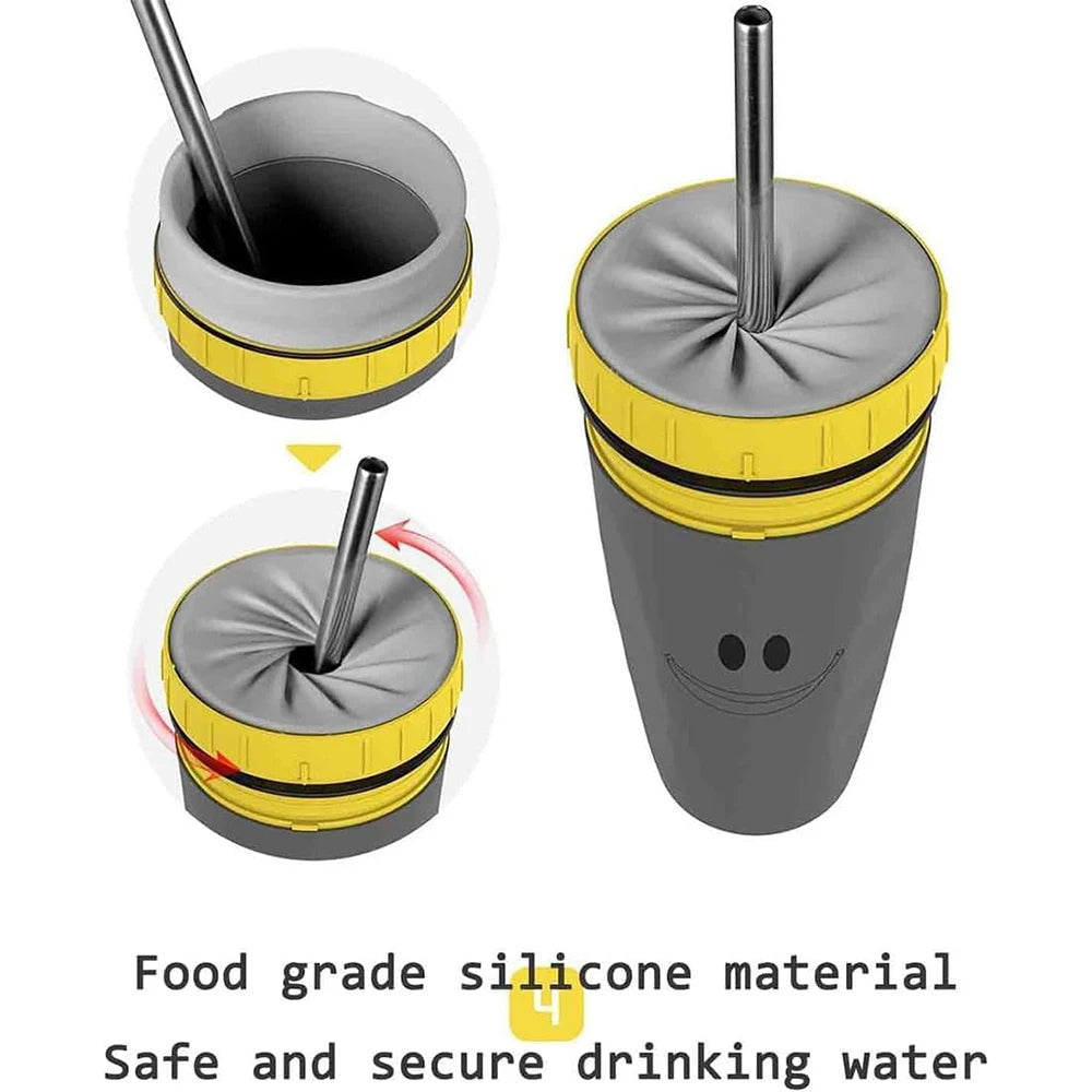 Koffiebeker met draaibare deksel