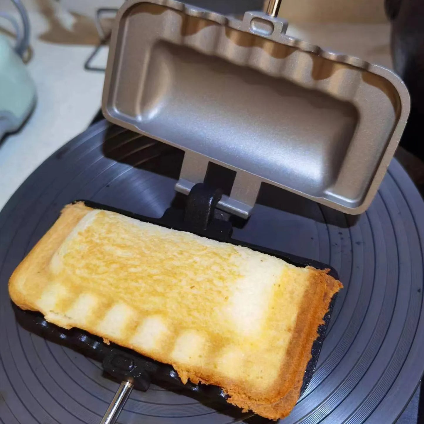 Double Sided Nonstick Foldable Sandwich Grill
