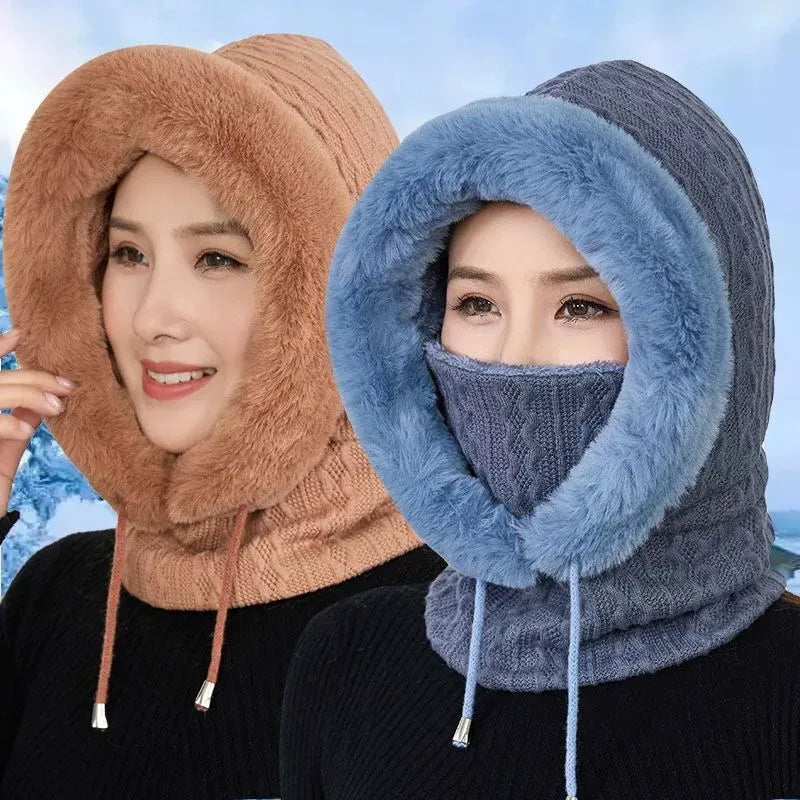 Fleece Wintersjaal met Masker