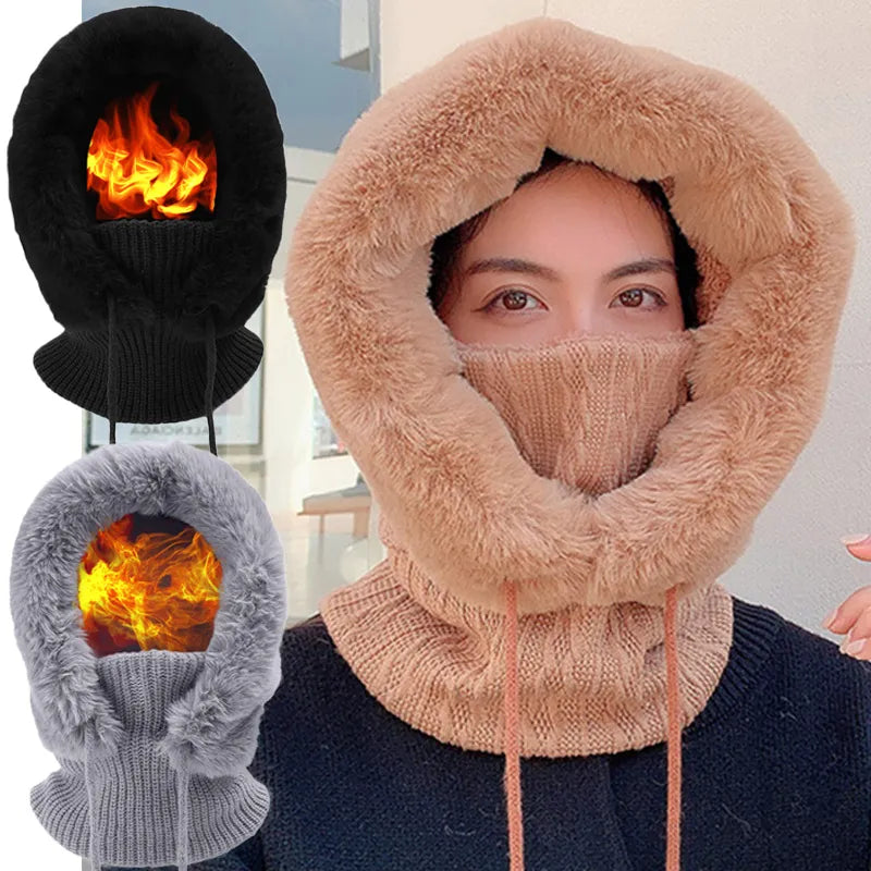 Fleece Wintersjaal met Masker