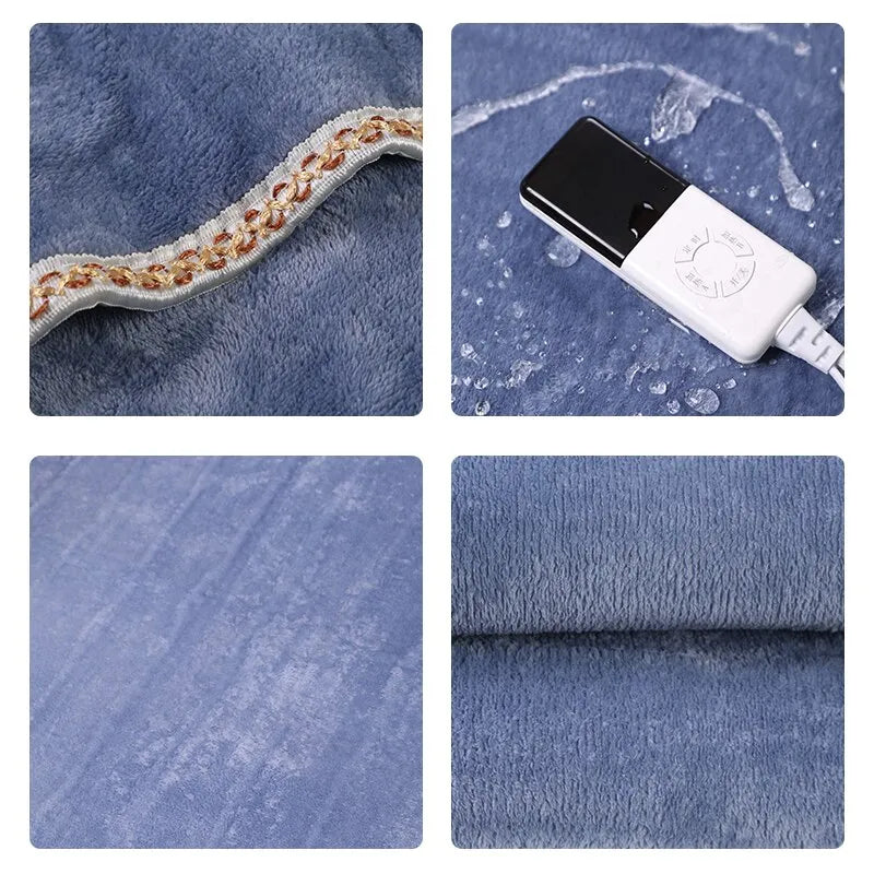 Thermische Zachte Slaapverwarmende Winter Fleece Elektrische Deken