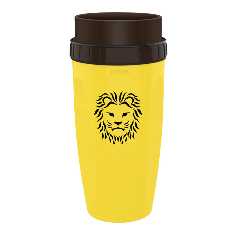 Koffiebeker met draaibare deksel