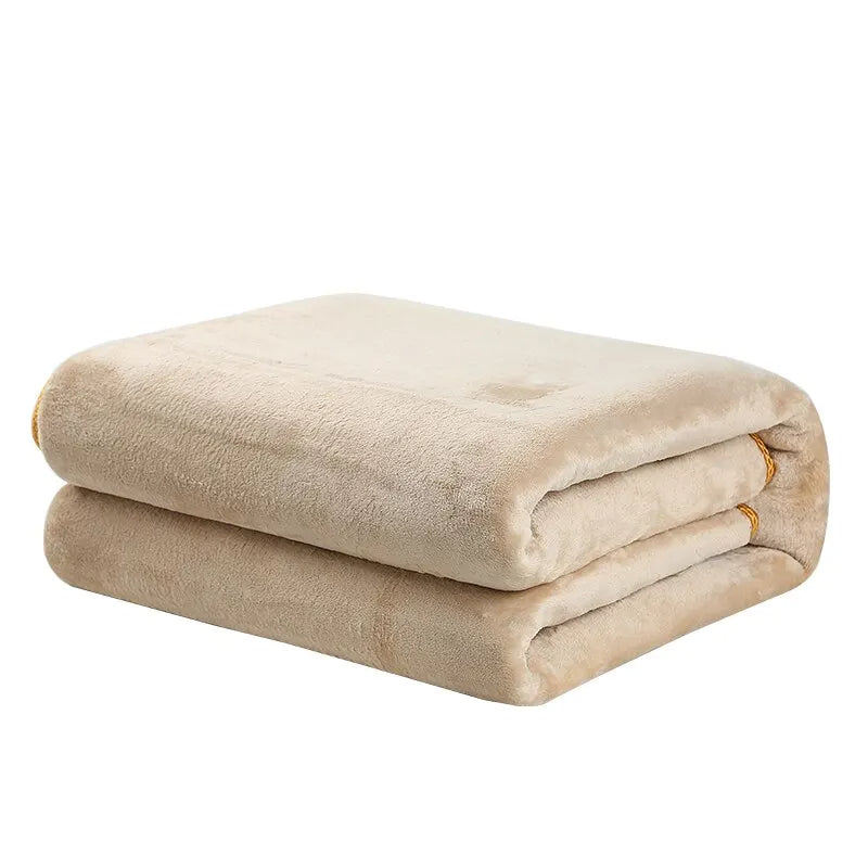 Thermische Zachte Slaapverwarmende Winter Fleece Elektrische Deken
