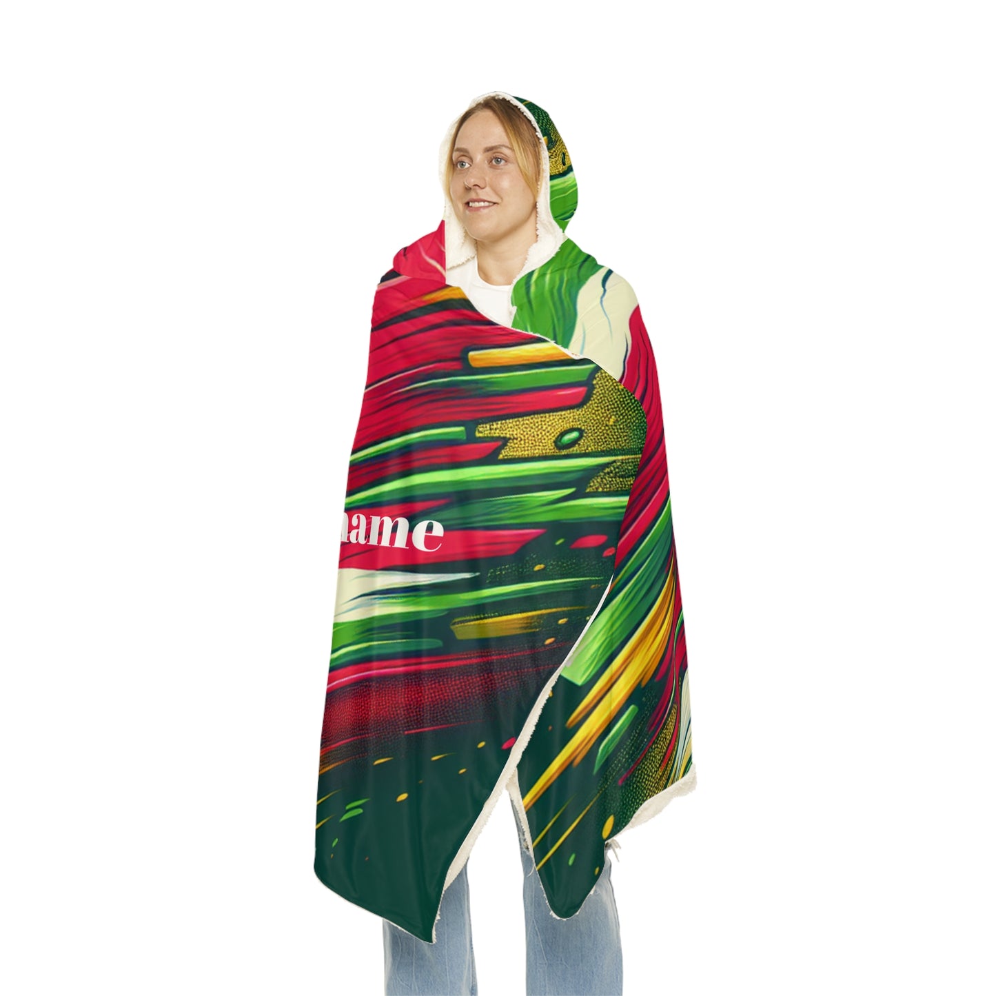 Suriname-Inspired Snuggle Blanket - Cozy Sherpa Throw for Warmth and Style