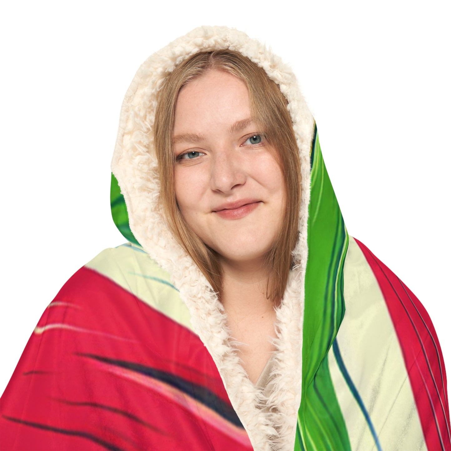 Suriname-Inspired Snuggle Blanket - Cozy Sherpa Throw for Warmth and Style