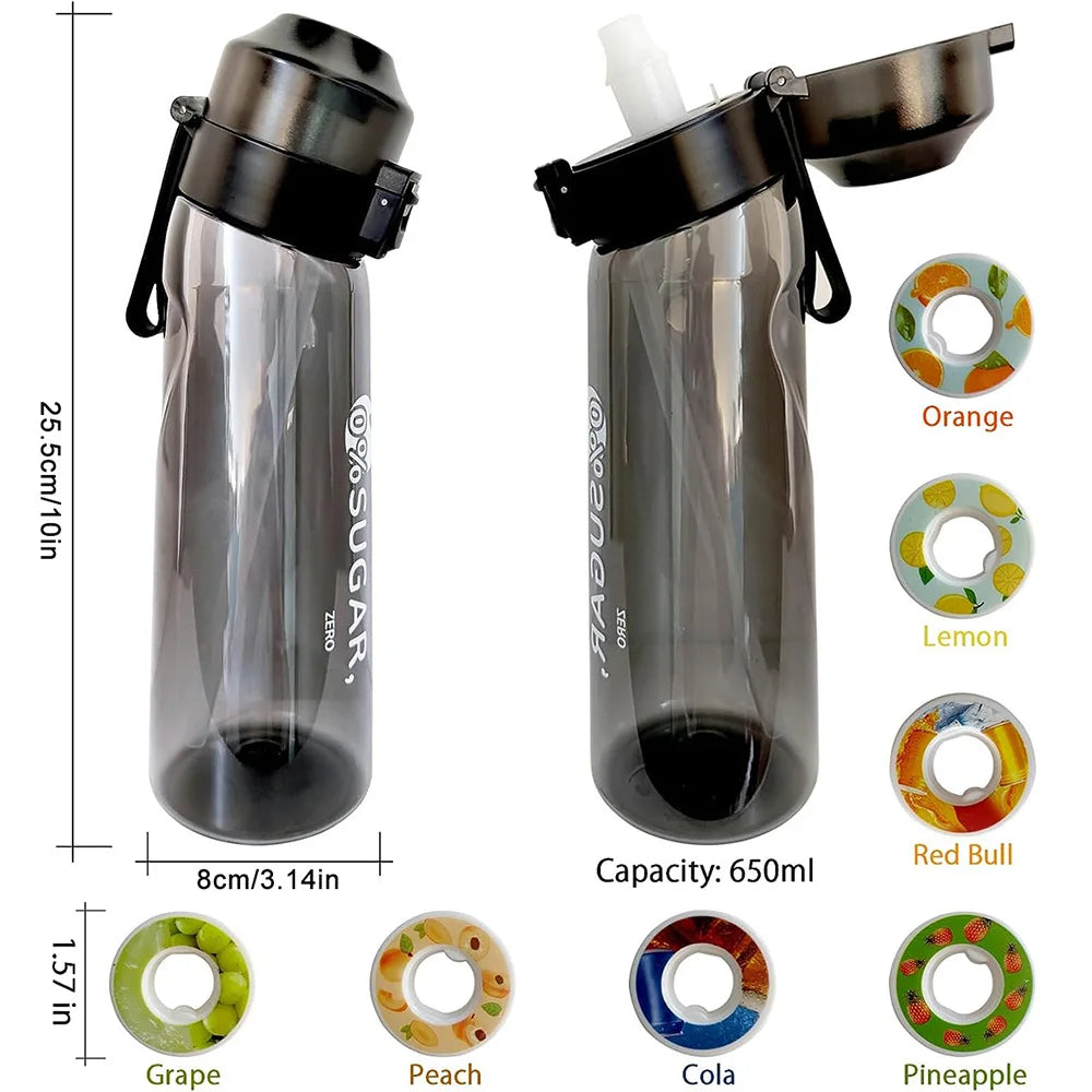 Waterfles met smaakcapsules 650 ml