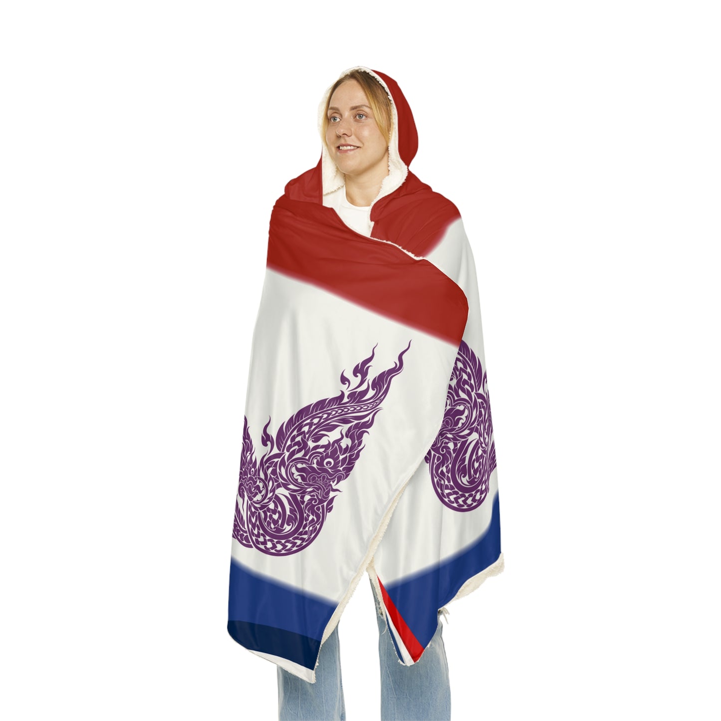 Netherlands-Inspired Snuggle Blanket - Cozy Sherpa Throw for Warmth and Style