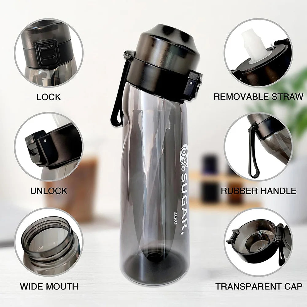 Waterfles met smaakcapsules 650 ml