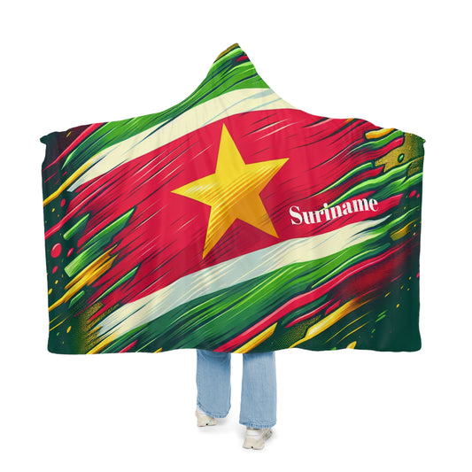 Suriname-Inspired Snuggle Blanket - Cozy Sherpa Throw for Warmth and Style