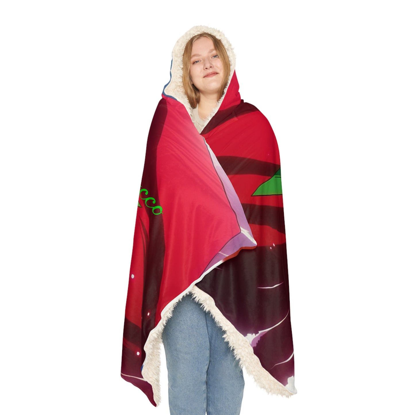 Morocco-Inspired Snuggle Blanket - Cozy Sherpa Throw for Warmth and Style